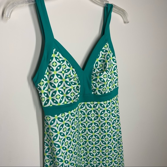 Patagonia Minette Green Floral Dress Sz Small - Picture 2 of 7